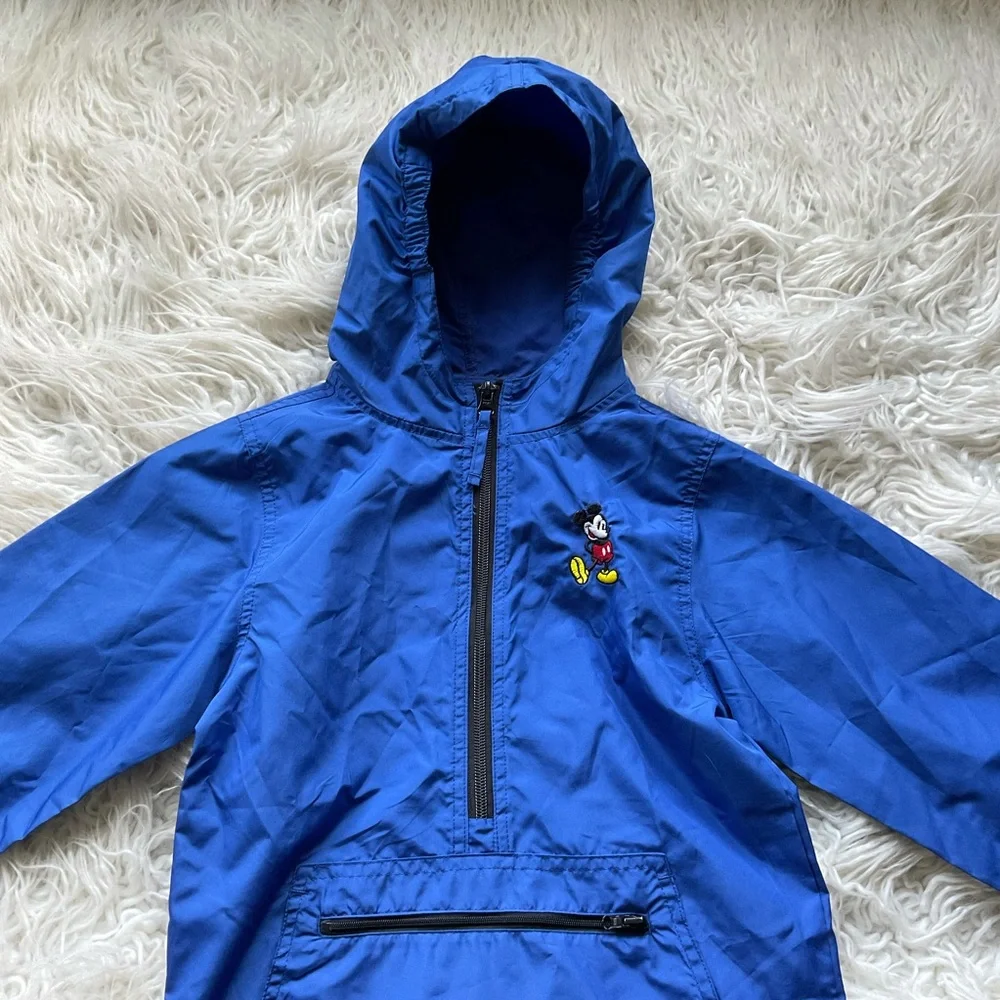 Disney 1/2 Zip‎ Pullover Hooded Lightweight Jacket